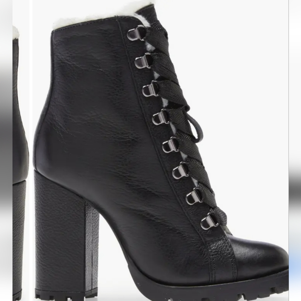 Sale! Like new Shutz Zara Fur lined Booties size 9.5